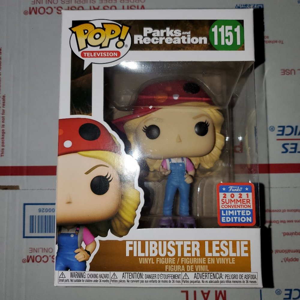Funko Pop Television! Parks and Recreation Filibuster Leslie Knope #1151 (New)